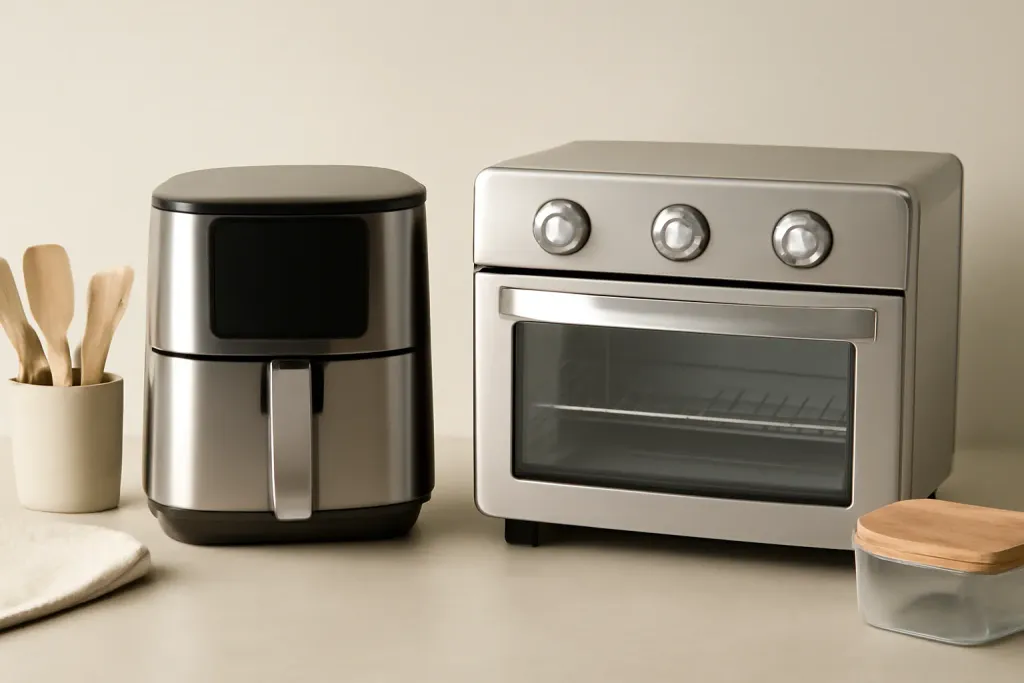 A second photo showing a related step or detail for air fryer vs convection oven