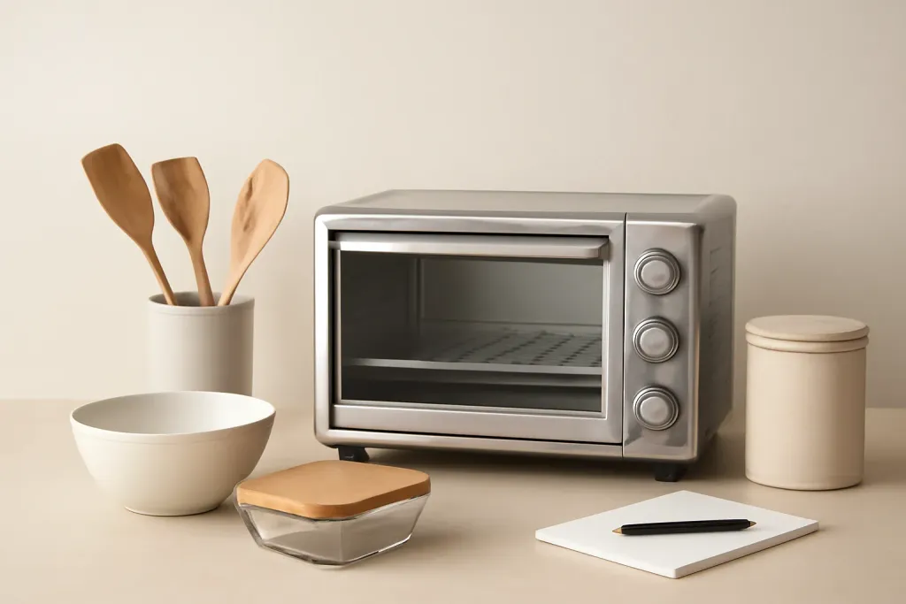 A second photo showing a related step or detail for toaster oven size and capacity guide